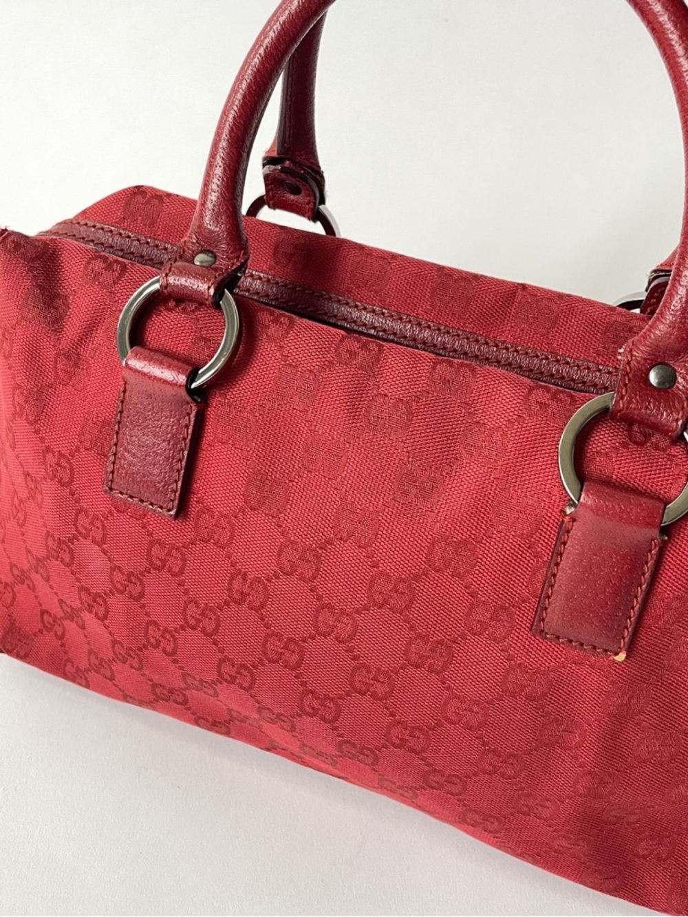Gucci Monogram Canvas Boston Bag - Picture 4 of 11